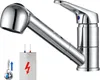 Niederdruck Küchenarmatur ausziehbar 70 cm, Wasserhahn Produktbild-Vorschau 2