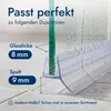Bagnoxx Duschdichtung Anschlagdichtung, 2m, 135 Grad, 8mm Produktbild-Vorschau 3