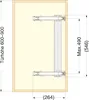 LAMP® Schwenktürscharnier LIN-X 600CD, mit Dämpfer Produktbild-Vorschau 4