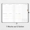 Chäff-Timer Deluxe 2026/2027 / 17 Monate / A5 / Grey Produktbild-Vorschau 4