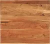Tischplatte 110x80x3,8 cm Rechteckig Massivholz Akazie Produktbild-Vorschau 1