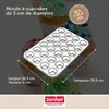 Zenker Mini-Muffinform 24er Backblech (Ø 4,5 cm), für Produktbild-Vorschau 4