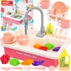 Kinder-Spülbecken mit echtem Wasserhahn und Zubehör – Produktbild-Vorschau 1