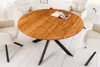 Massiver Esstisch GALAXIE 130cm rund natur Akazienholz Produktbild-Vorschau 1