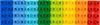 A row of colorful LEGO DUPLO bricks. Produktbild-Vorschau