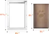 VEVOR Haustierklappe Hundeklappe aus Aluminiumrahmen mit Produktbild-Vorschau 6