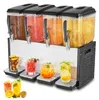 Dispensador de bebidas comercial VEVOR, con 4 tanques de 12 Vista previa de la imagen del producto 1