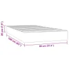 Taschenfederkernmatratze für Kinder Taupe 80x160 cm Stoff Produktbild-Vorschau 7