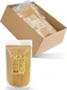 A cardboard box containing multiple pouches of powder, with one pouch in the foreground. Produktbild-Vorschau