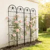 Relaxdays Rankgitter, 4er Set, HxB: 220 x 50 cm, Metall, Produktbild-Vorschau 2