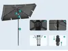 SONGMICS slunečník 230 x 150 cm UPF 50+ ochrana proti Náhled obrázku produktu 1