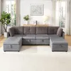 Merax Modulares U-Sofa mit Stauraum, 6-Sitzer Ecksofa Produktbild-Vorschau 2