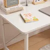 Scrivania per computer in stile scandinavo, tavolo bianco Anteprima dell’immagine prodotto 5