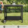 Royal Gourmet Grillwagen Grilltisch Outdoor Beistelltisch Produktbild-Vorschau 3