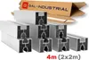 GAL- INDUSTRIAL | Aluprofil für photovoltaik – 4 m – Typ S Produktbild-Vorschau 3