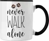 Trendation - Never Walk Alone Tasse Geschenk Hundebesitzer Produktbild-Vorschau 1