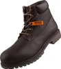 Das Bild zeigt einen schwarzen Stiefel der von der Außenseite betrachtet wird. Der Stiefel hat eine hohe Silhouette und eine robuste Sohle. Produktbild-Vorschau