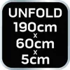 Materasso gonfiabile da campeggio 190 x 60 x 5 cm con borsa Anteprima dell’immagine prodotto 19