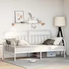 vidaXL Tagesbettrahmen Weiß 100 x 200 cm Produktbild-Vorschau 2