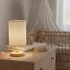 MasterLED E27 Tischleuchte Boho Holz & Stoff Weiß 30cm, Produktbild-Vorschau 9