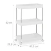 Relaxdays Scaffale da nicchia, 3 ripiani, scaffale da Anteprima dell’immagine prodotto 4