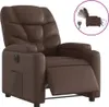 vidaXL Elektrischer Relaxsessel Braun Kunstleder Produktbild-Vorschau 1
