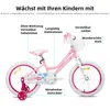 HILAND Vélo d'enfant 18 pouces pour filles avec panier & Voir les images du produit 7
