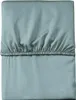 A folded mint-colored fitted sheet. Náhled obrázku produktu