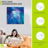 ARTland Leinwandbild Blau trifft Türkis und violett Größe: Produktbild-Vorschau 2