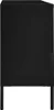 vidaXL Sideboard Schwarz 105x35x70 cm Stahl und Hartglas Produktbild-Vorschau 4