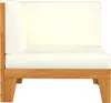 set da giardino 2 pezzi con cuscini in legno massiccio di Anteprima dell’immagine prodotto 6