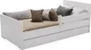Lettino MAX BAR 70 x 140 cm con cassetto e colore: bianco Anteprima dell’immagine prodotto 1