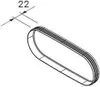 BORA EFD/1 Ecotube Dichtung flach (1Stk.) Produktbild-Vorschau 2