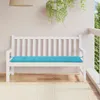 vidaXL Polštář na zahradní lavici tyrkysový 150x50x4 cm Náhled obrázku produktu 1