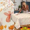 Tischdecke Alessia-Wildblumen Orange-Beige 160x120cm Produktbild-Vorschau 5