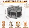 UISEBRT Achtseitiger Tierauslauf 81x81x45cm, Stabiler Produktbild-Vorschau 2