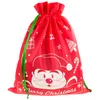 Sacchetto regalo di Natale Sacchetto regalo rosso grande Anteprima dell’immagine prodotto 4