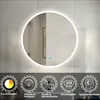 LED Badspiegel mit Beleuchtung Badezimmer Spiegel Rund mit Produktbild-Vorschau 2