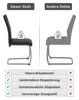 Hela Tische, 2er Set Freischwinger Stuhl, Esszimmerstuhl Produktbild-Vorschau 5