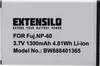 EXTENSILO Akku kompatibel mit Praktica DVC-5.2-FHD Kamera Produktbild-Vorschau 1