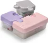 Melii Snackbox Puzzle rosa, lila, grau Produktbild-Vorschau 1