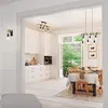 A modern kitchen and dining area with a focus on lighting fixtures. Náhľad obrázku produktu