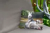 MuchoWow® Outdoor Kissen - Husky im Wasser - 50x30 cm - Produktbild-Vorschau 2