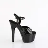 ADORE-709GP Damen Sandale von Pleaser, Schwarz  , EU 38, US Produktbild-Vorschau 5
