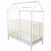 Baby-Delux Hausbett Kinderbett Gitterbett Weiß Natur 60x120 Produktbild-Vorschau 9