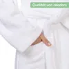 Celodoro Damen und Herren Bademantel mit Kapuze - Weiß XL Produktbild-Vorschau 6