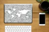 MuchoWow® Laptop Aufkleber Sticker Cover Weltkarte - Muster Produktbild-Vorschau 2