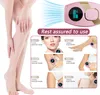 Collage demonstrating the use of a pink IPL hair removal device on different body parts. Produktbild-Vorschau