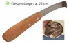 Hufmesser rechts einschneidig mit Holzgriff Rinnenmesser Produktbild-Vorschau 5