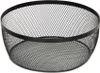 HOMLA GRIDIO runder Korb schwarz 26x10 cm Produktbild-Vorschau 3